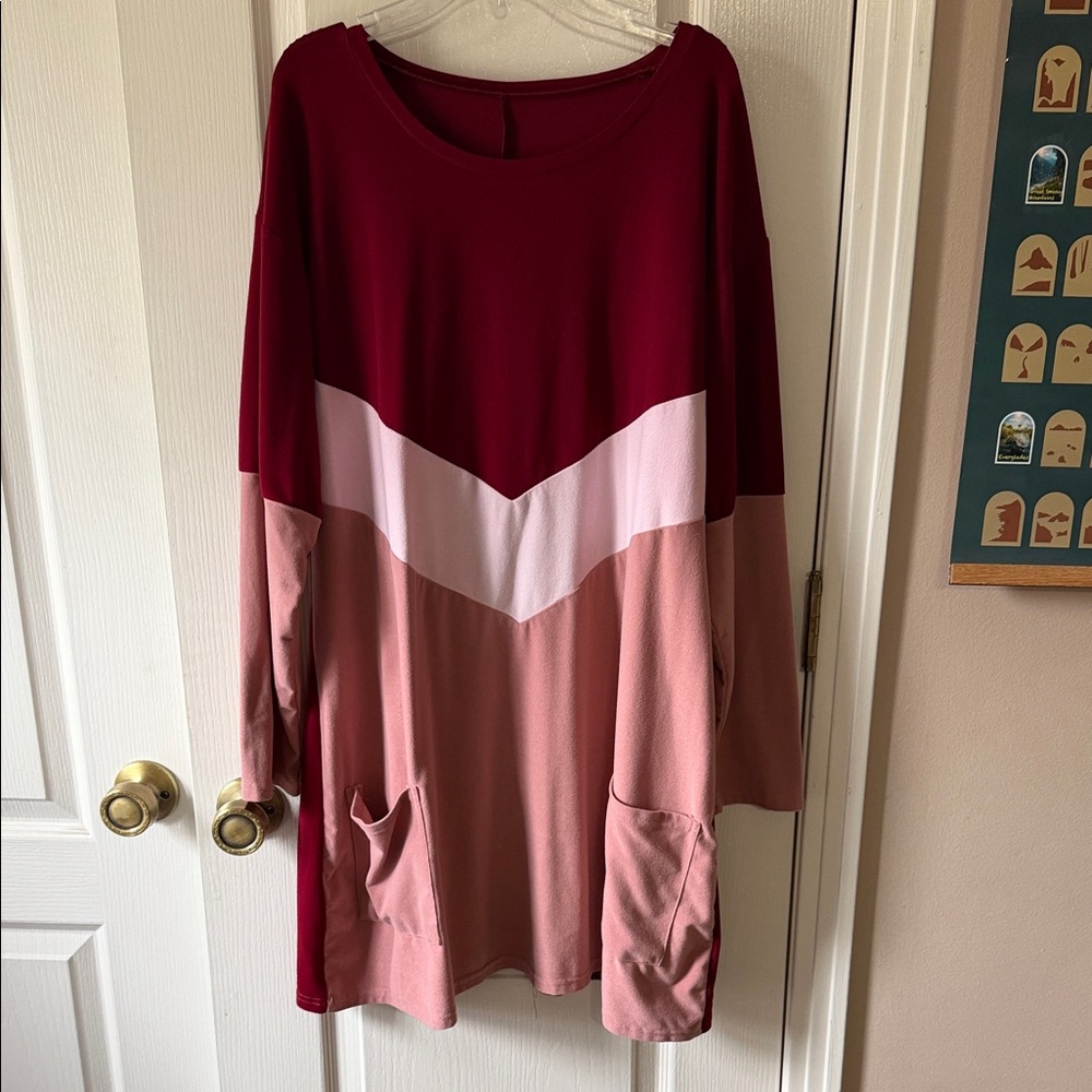 Red Longsleeve Tunic